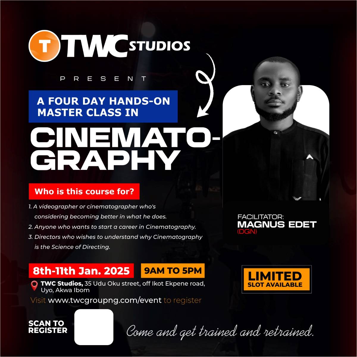 Master the Art of Cinematography with TWC Studios