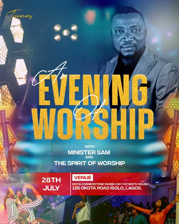 An evening of Worship with Minister Sam 2024
